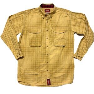 Braeval Shirt Tiera M Check Wool Blend Flannel Exventurer Vented Gun Bird Hunt